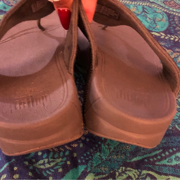 FitFlop  Electra Classic Wedge Sandals  Pewter Color - Picture 8 of 8